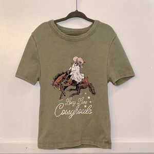 Long Live Cowghouls Girls Graphic Tee S